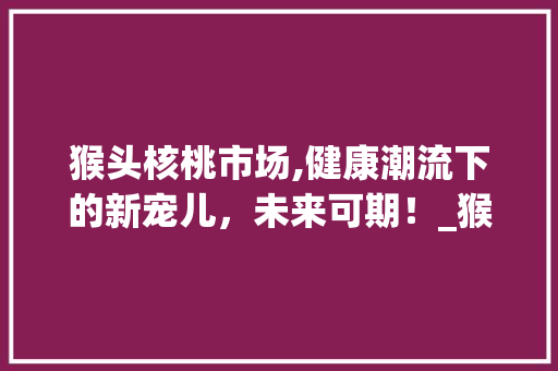 猴头核桃市场,健康潮流下的新宠儿,未来可期!_猴头核桃市场趋势 猴头核桃市场,健康潮流下的新宠儿,未来可期!_猴头核桃市场趋势