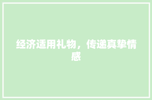 经济适用礼物,传递真挚情感 经济适用礼物,传递真挚情感