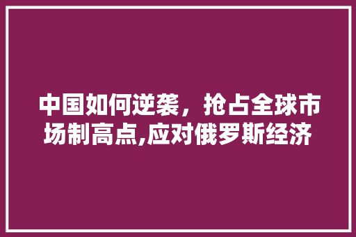 中国如何逆袭,抢占全球市场制高点,应对俄罗斯经济挑战的步骤分析 中国如何逆袭,抢占全球市场制高点,应对俄罗斯经济挑战的步骤分析