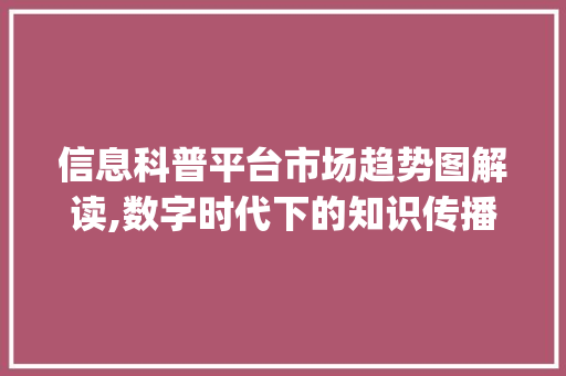 信息科普平台市场趋势图解读,数字时代下的知识传播新格局_信息科普平台市场趋势图 信息科普平台市场趋势图解读,数字时代下的知识传播新格局_信息科普平台市场趋势图