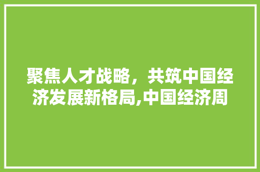 聚焦人才战略，共筑中国经济发展新格局,中国经济周刊招聘启示录