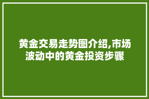 黄金交易走势图介绍,市场波动中的黄金投资步骤