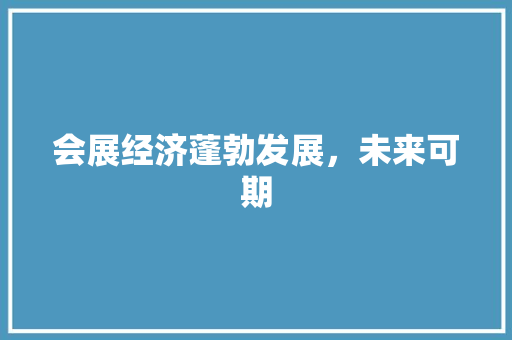 会展经济蓬勃发展,未来可期 会展经济蓬勃发展,未来可期