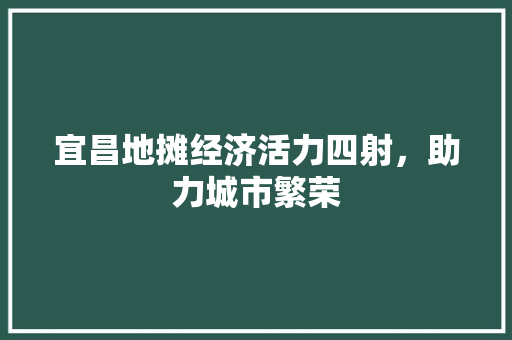 宜昌地摊经济活力四射,助力城市繁荣 宜昌地摊经济活力四射,助力城市繁荣